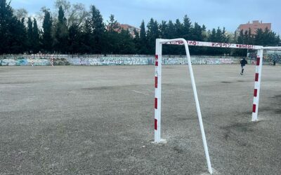 ¡Conseguido! Unas nuevas canchas deportivas en el parque de Ana Tutor